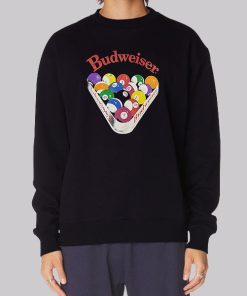 Vintage 90s Budweiser Pool Ball Sweatshirt
