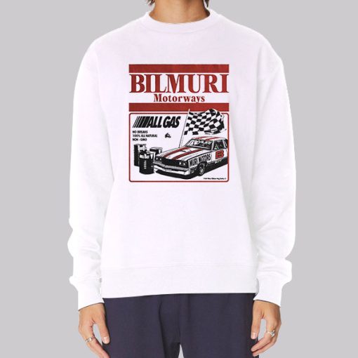 Bilmuri Merch Motorways All Gas Hoodie Cheap | Made Printed