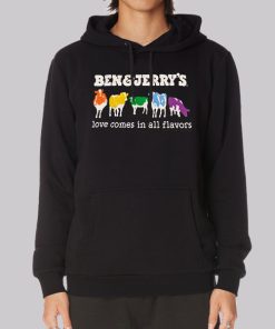 Funny Gay Pride Ben and Jerry's Hoodie