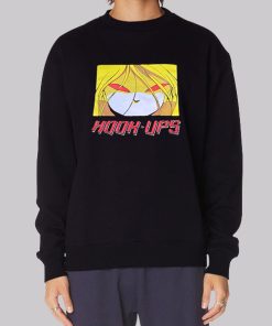 Angru Face Anime Hookups Sweatshirt