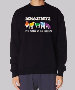 Funny Gay Pride Ben and Jerry's Sweatshirt