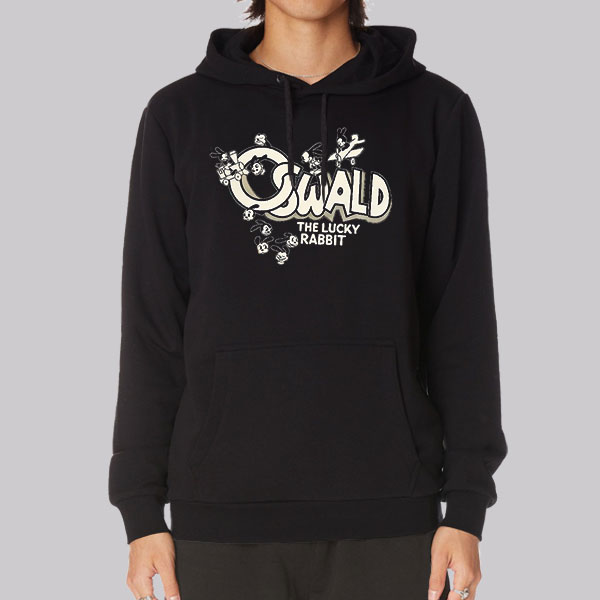 Funny Oswald Lucky Rabbit Sweatshirt Cheap Made Printed