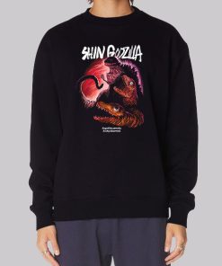 A God Incarnate Ladies Shin Godzilla Sweatshirt