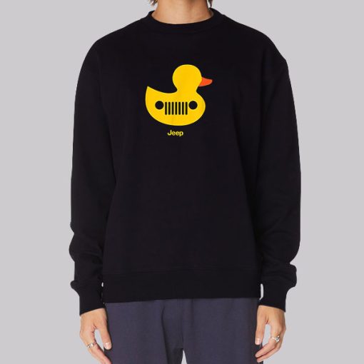 Funny Parody Duck Jeep Sweatshirt