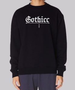 Letter Design Gothicc Sweatshirt