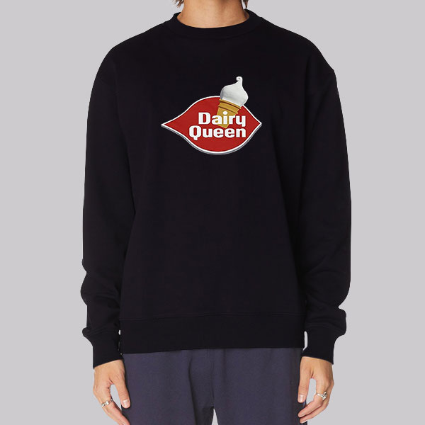 Vintage Inspired Dairy Queen Sweatshirt Cheap Made Printed