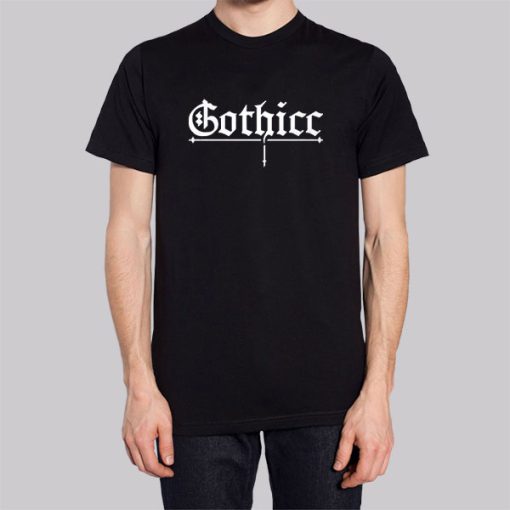 Letter Design Gothicc Shirt