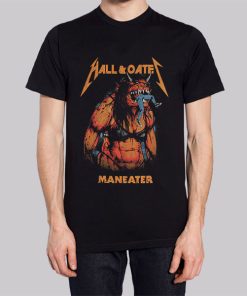 Vintage 90s Metal Beast Hall and Oates Maneater Shirt