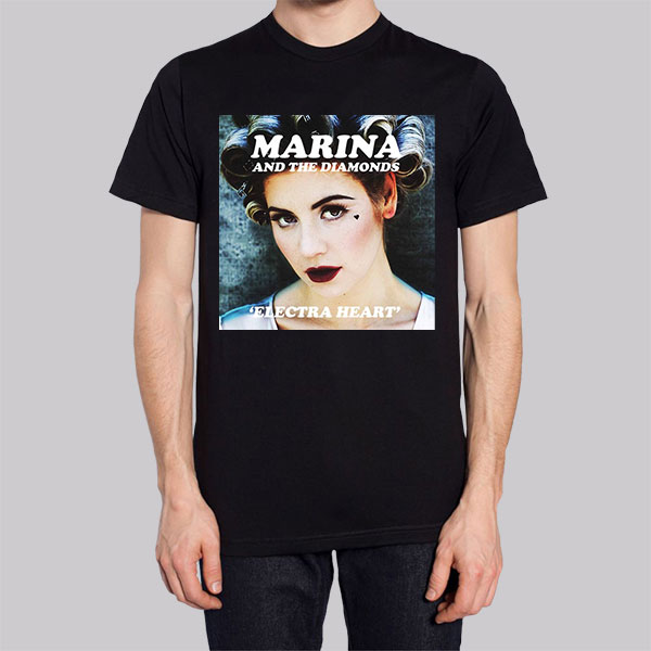 Vintage the Diamonds Electra Heart Marina Shirts Cheap | Made Printed
