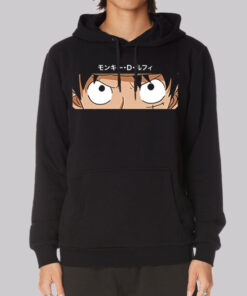 Anime One Piece Luffy Eye Hoodie