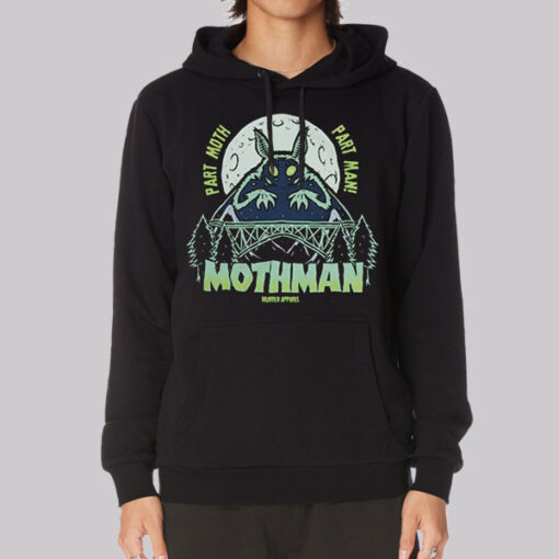Mothman Owl Part Moth Part Man Hoodie