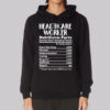Nutritional Facts Healthcare Worker Hoodie