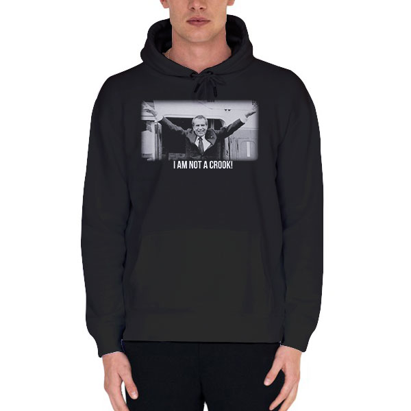 Vintage I Am Not a Crook Meme Hoodie cheap | Made Printed