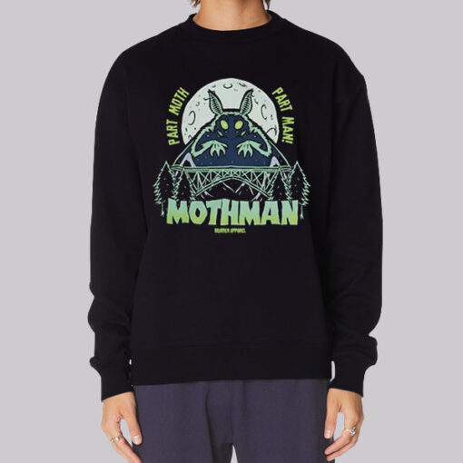 Mothman Owl Part Moth Part Man Sweatshirt