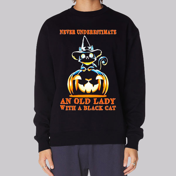 Old lady cat on sale sweater