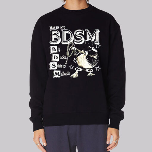 Vintage Yeah I'm Into Duck Bdsm Sweatshirt