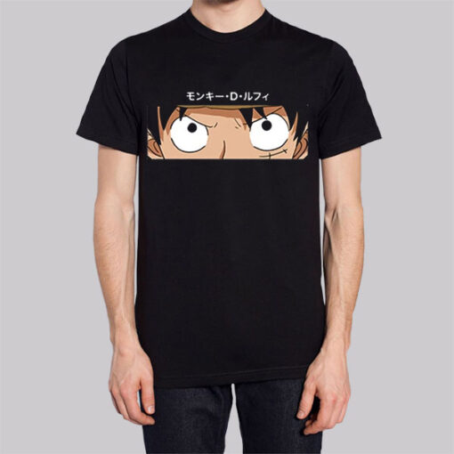 Anime One Piece Luffy Eye Shirt