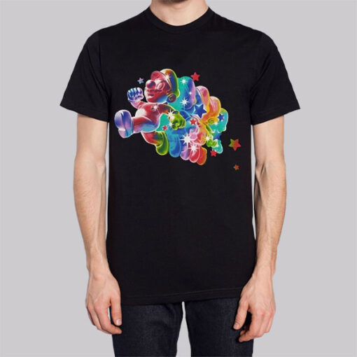 Rainbow Star Mario Galaxy Vintage Shirt