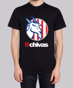 Vintage Flag Chivas Goat Logo T Shirt