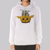 Halloween Star Wars Baby Yoda Pumpkin Hoodie