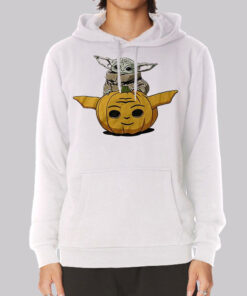 Halloween Star Wars Baby Yoda Pumpkin Hoodie