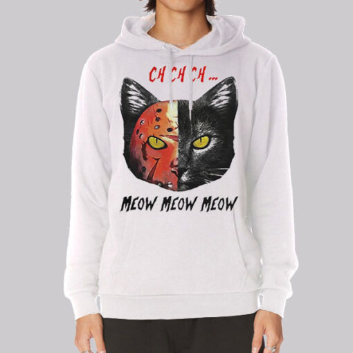 Parody Jason Voorhees Cat Meow Hoodie