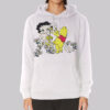 Pooh Pouring Honey on Betty Boop Hoodie