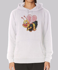 Vintage Cartoon Love Bee Hoodie