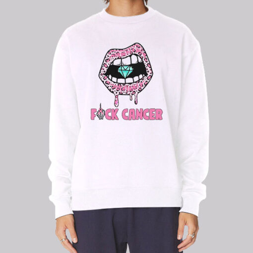 Breast Cancer Parody Fuck Cancer Sweatshirt