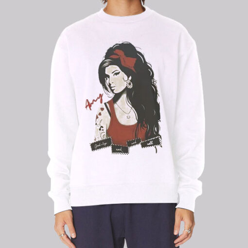 Funny Fan Art Amy Winehouse Sweatshirt