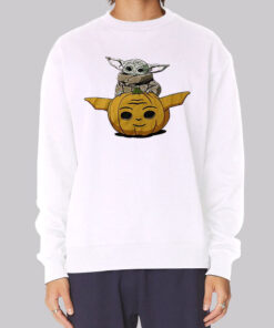 Halloween Star Wars Baby Yoda Pumpkin Sweatshirt