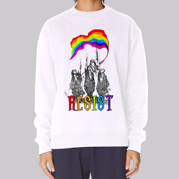 Harry Potter Lgbt Resist Parody Sweatshirt Cheap | Made Printed