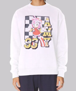 Vintage 90s Pink Sonic Hedgehog Sweatshirt