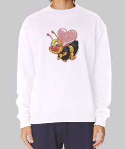 Vintage Cartoon Love Bee Sweatshirt