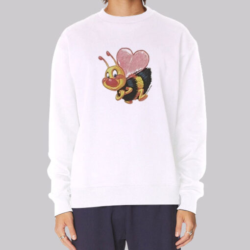 Vintage Cartoon Love Bee Sweatshirt