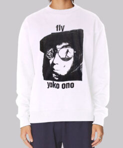 Vintage Potrait Fly Yoko Ono Sweatshirt