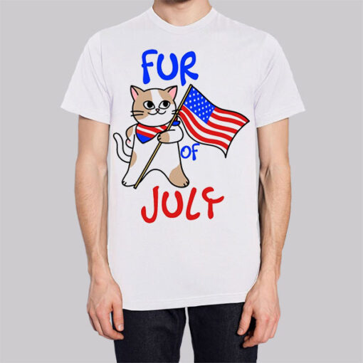 Funny Happy 4th of July Cat Shirt