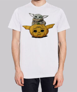 Halloween Star Wars Baby Yoda Pumpkin Shirt