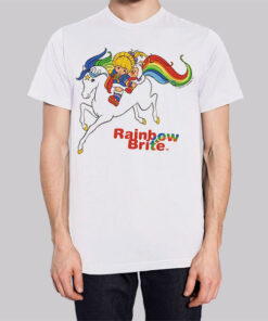 Logo Cartoon Rainbow Brite T Shirt