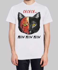 Parody Jason Voorhees Cat Meow Shirt