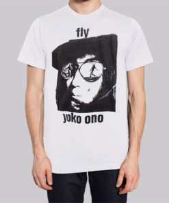 Vintage Potrait Fly Yoko Ono T Shirt