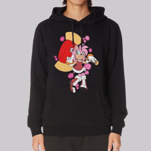 Amy Rose Pink Sonic the Hedgehog Hoodie