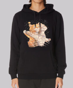 Funny Meme Cats on the Titanic Hoodie