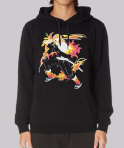 Rengoku Flame Art Demon Slayer Hoodie