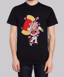 Amy Rose Pink Sonic the Hedgehog Shirt