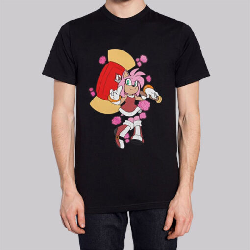 Amy Rose Pink Sonic the Hedgehog Shirt