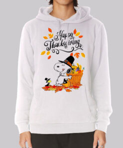 Cute Autumn Peanuts Thanksgiving Hoodie