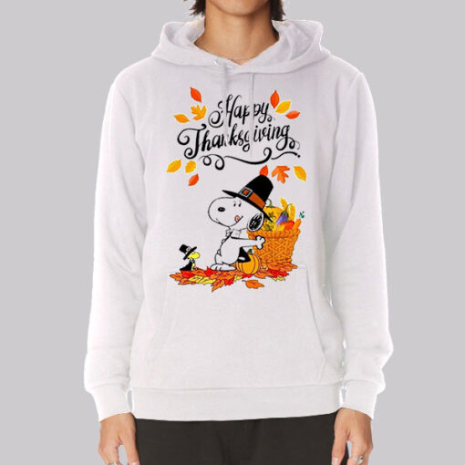 Cute Autumn Peanuts Thanksgiving Hoodie