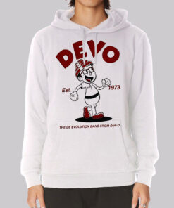 Devo Logo Cartoon Est 1973 Hoodie