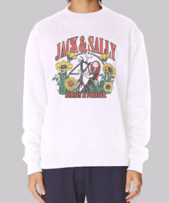 Jack and Sally Faces Always Forever Sweatshirt